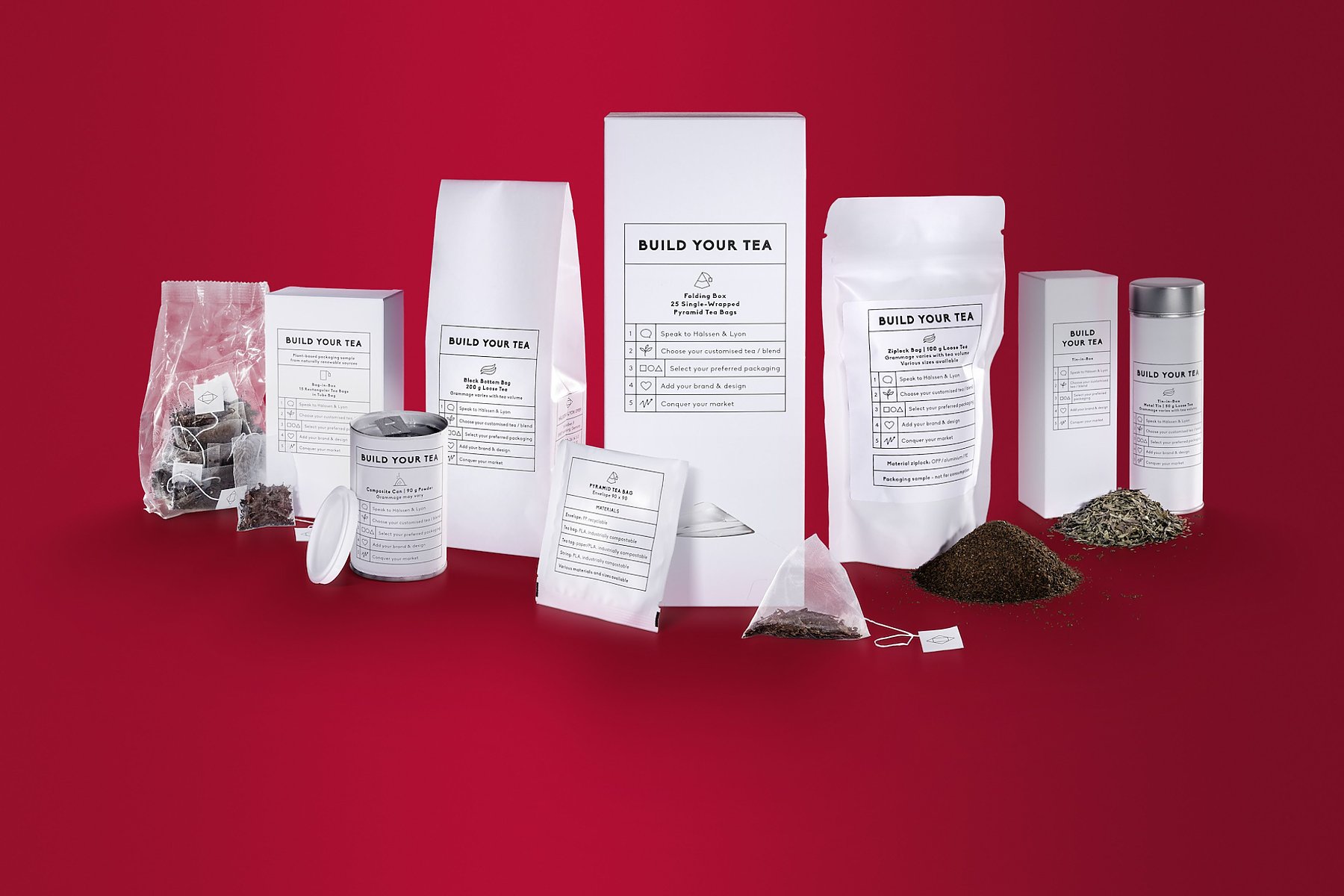 Gamme d'emballages personnalisables